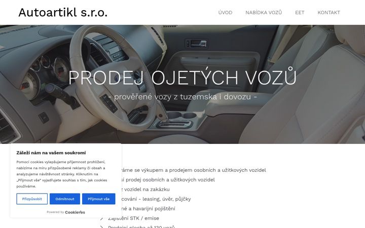 Skjermbilde av autoartikl.eu