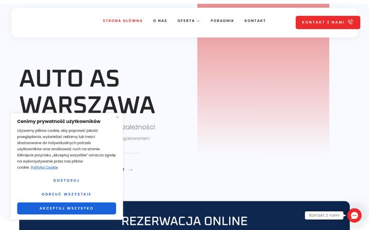 Screenshot of autoas.waw.pl