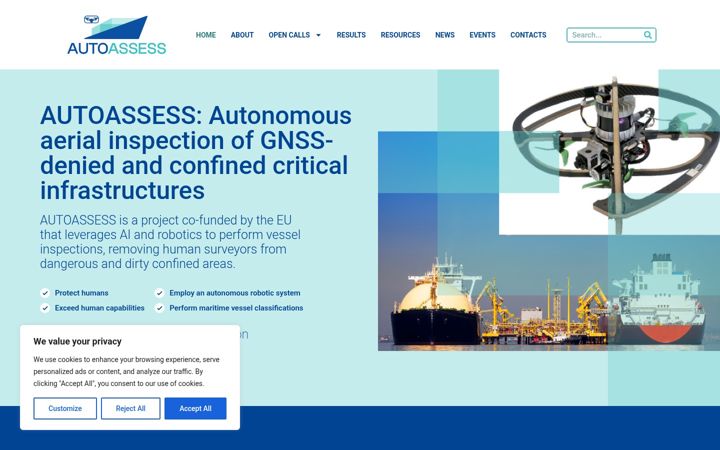 Screenshot of autoassess.eu