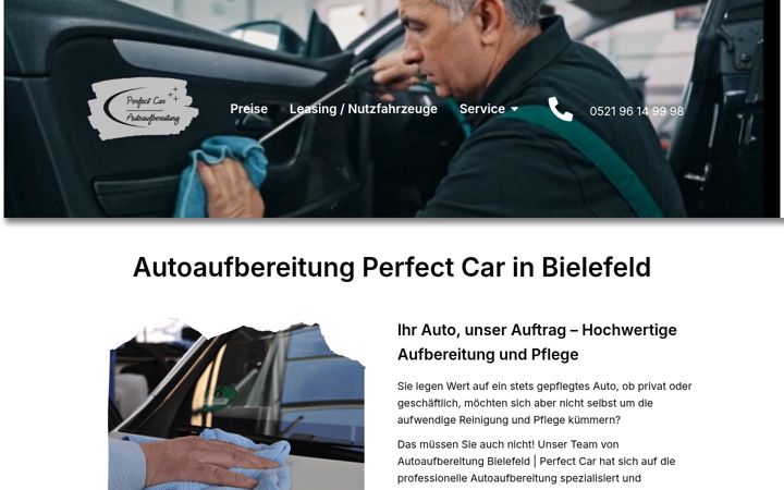 Screenshot of autoaufbereitung-bielefeld.de