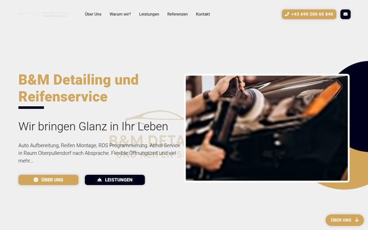 Screenshot of autoaufbereitung-reifenservice-oberpullendorf.at