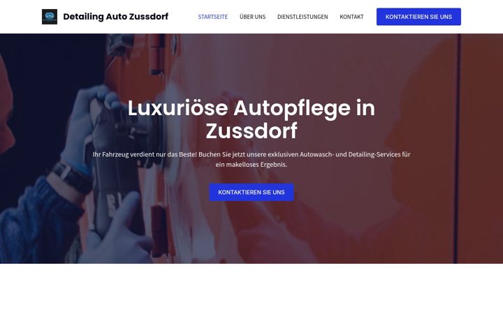 Capture d'écran de autoaufbereitung-zussdorf.de
