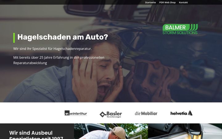 Screenshot of autoausbeulen.ch