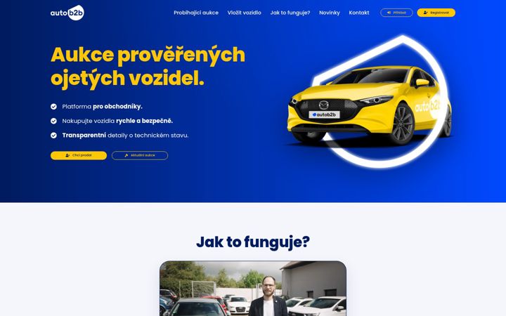 Screenshot of autob2b.cz