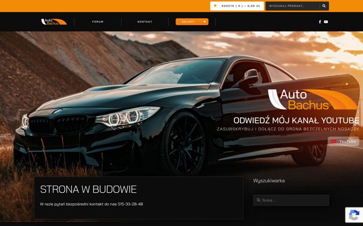 Screenshot of autobachus.pl