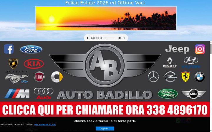 Screenshot of autobadillo.it