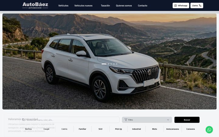 Screenshot of autobaez.com