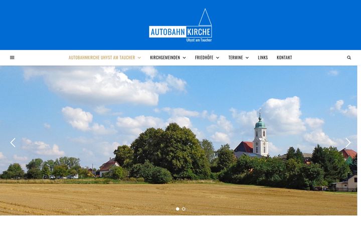 Capture d'écran de autobahnkirche-uhyst.de
