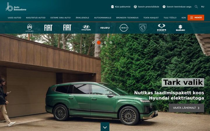 Screenshot of autobassadone.ee