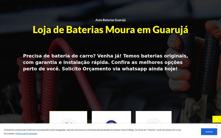 Képernyőkép: autobateriassantos.com.br