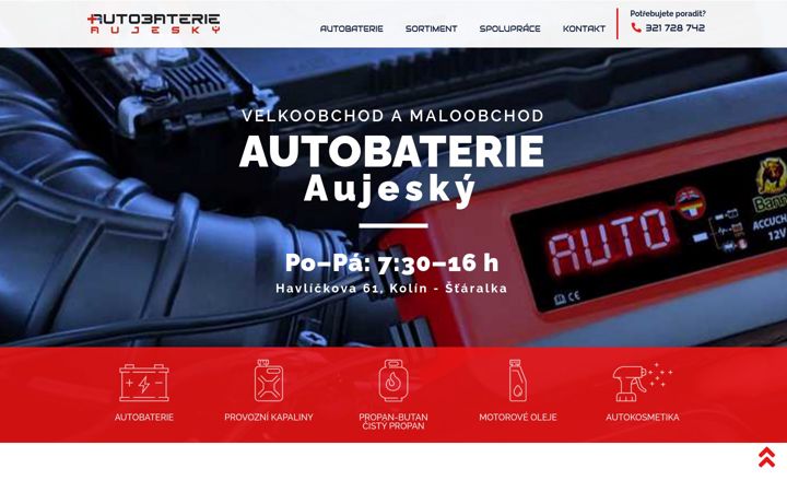 Snímek obrazovky autobateriekolin.cz