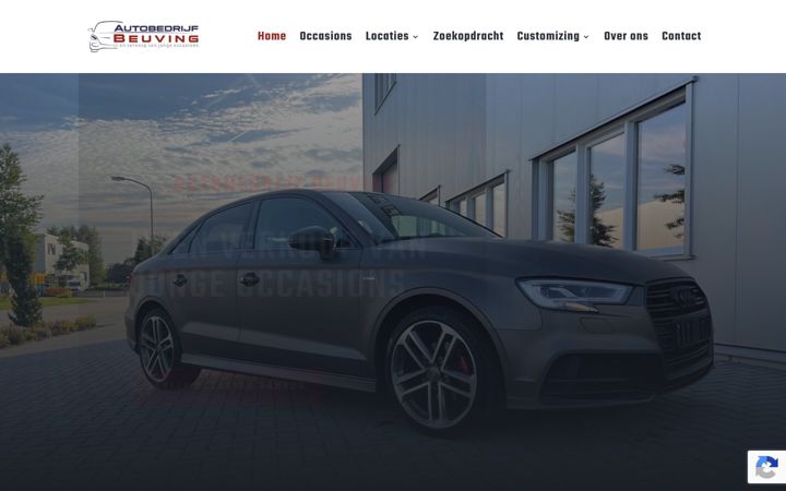 Captura de pantalla de autobedrijfbeuving.nl