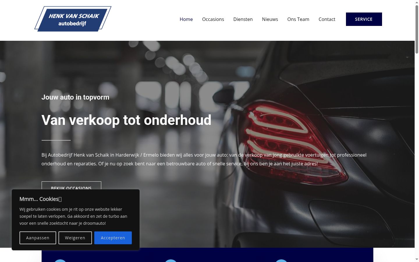 Captura de pantalla del banner de consentimiento mostrado antes de cualquier interacción