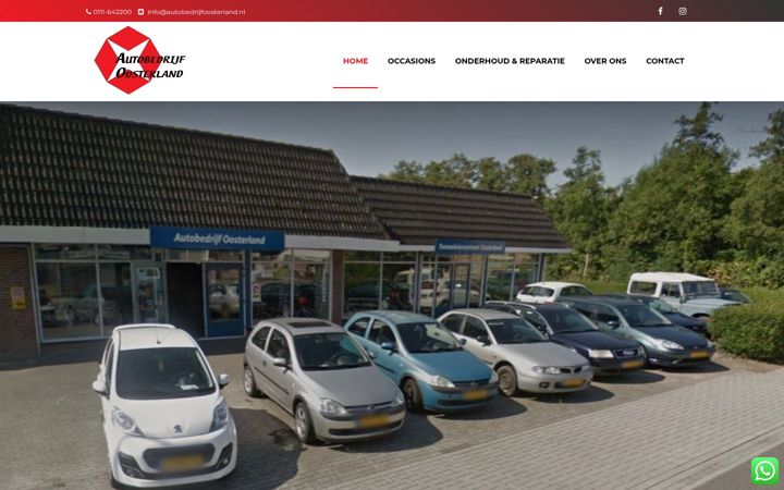 Ekrano kopija autobedrijfoosterland.nl