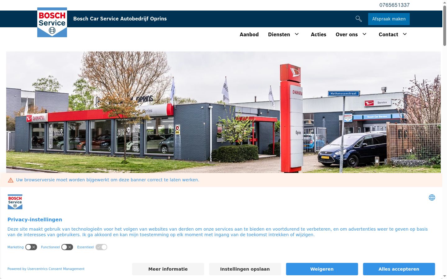 Sutikimo reklamjuostės, rodytos prieš bet kokią sąveiką, ekrano kopija