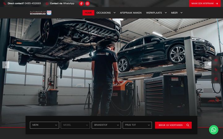 Ekrano kopija autobedrijfschakenraad.nl