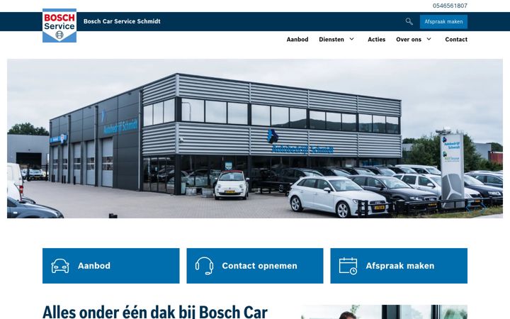 Ekrano kopija autobedrijfschmidt.nl