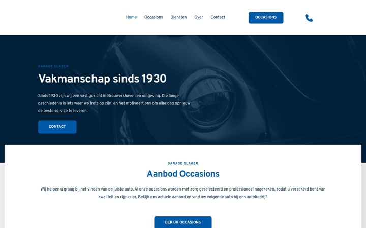 Ekrano kopija autobedrijfslager.nl