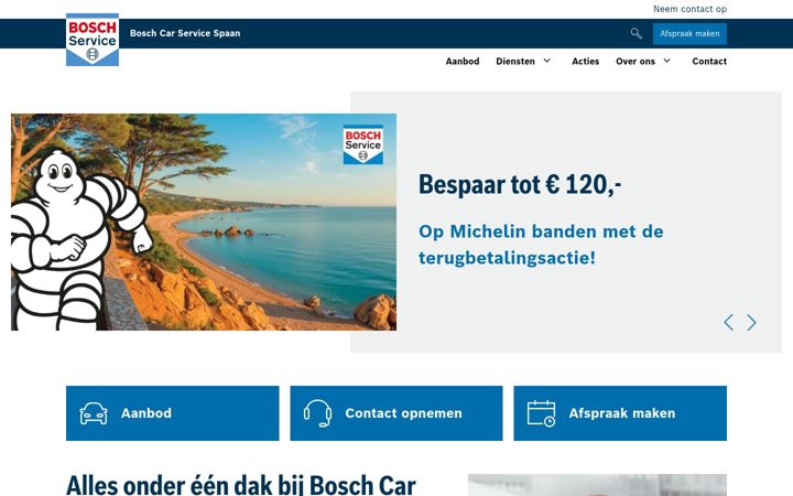Ekrano kopija autobedrijfspaan.nl