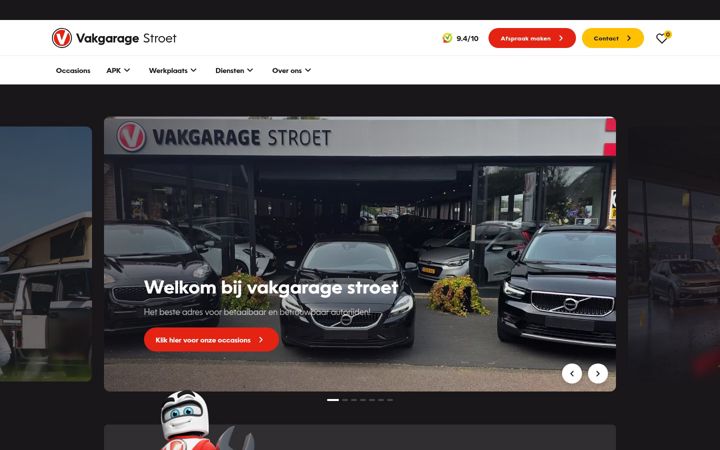 Captura de pantalla de autobedrijfstroet.nl