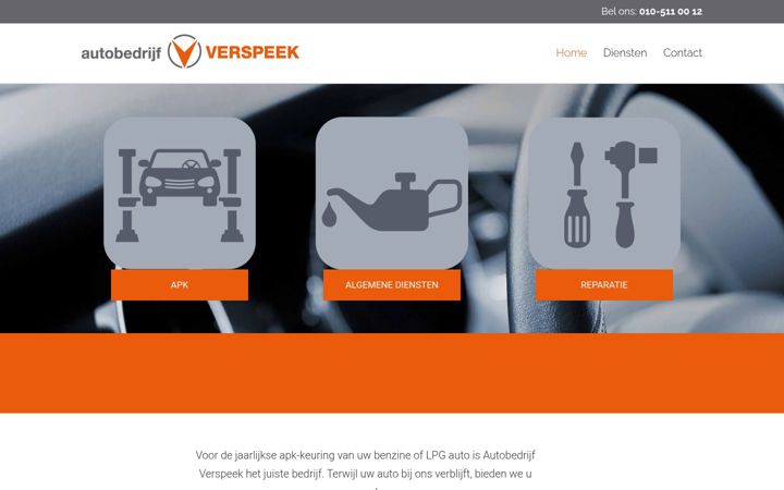 Screenshot of autobedrijfverspeek.nl