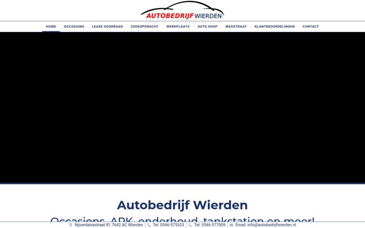 Ekrano kopija autobedrijfwierden.nl