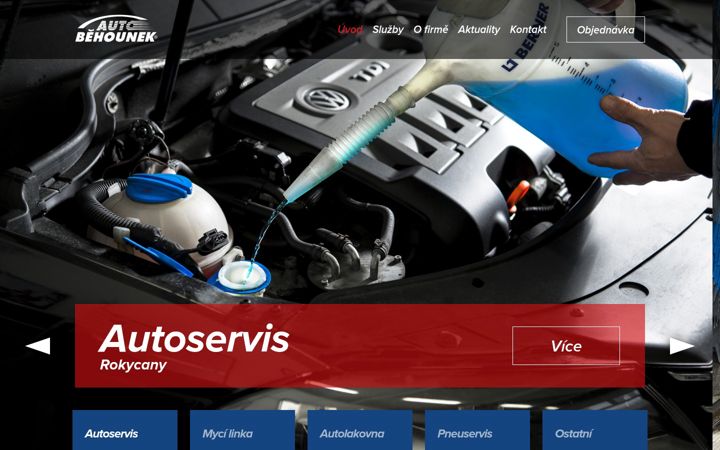 Screenshot of autobehounek.eu