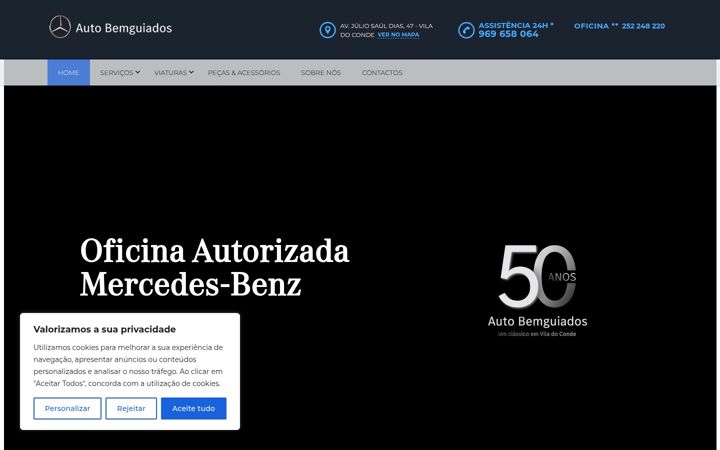 Screenshot of autobemguiados.pt