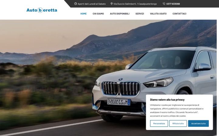 Screenshot of autoberetta.it