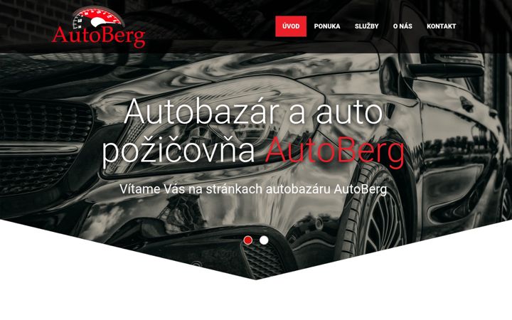 Posnetek zaslona autoberg.sk