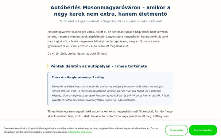 Screenshot of autoberlo.hu