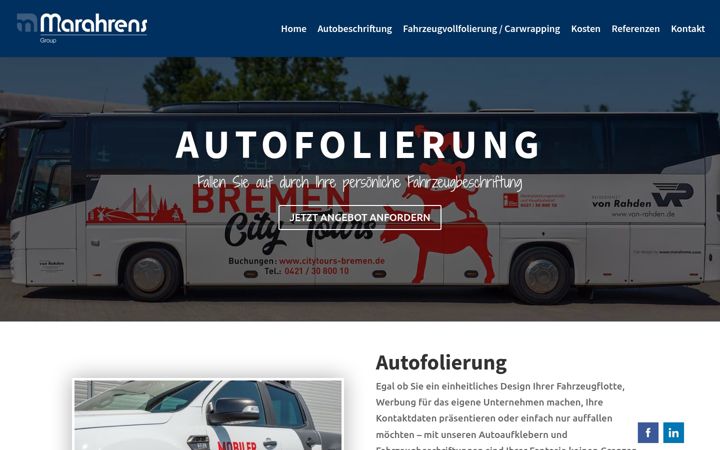 Screenshot of autobeschriftung-bremen.de