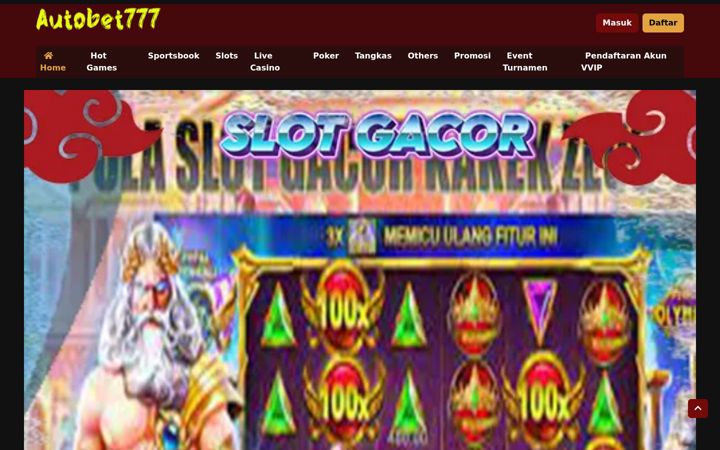 Screenshot of autobet777.net