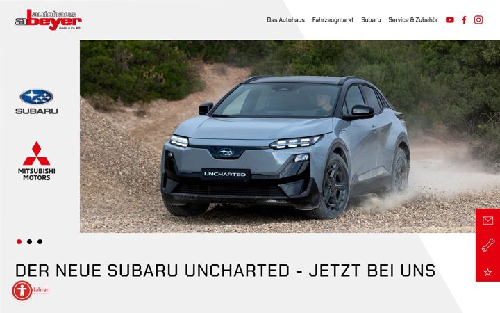 Ekrano kopija autobeyer.de