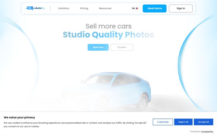 Screenshot of autobg.ai
