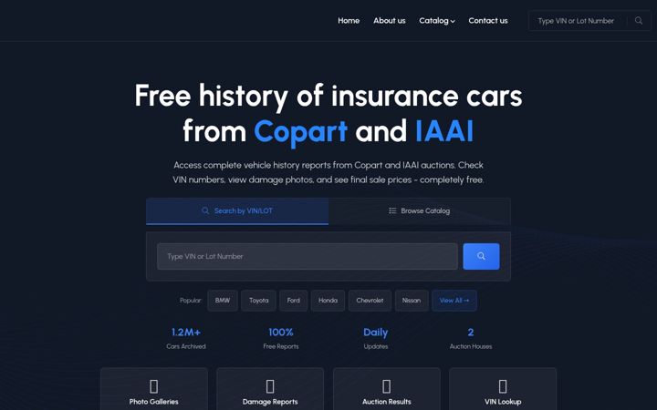 Screenshot of autobidcar.com