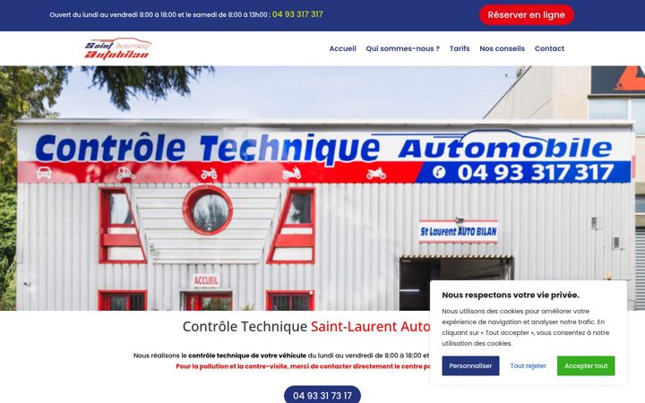 Captura de ecrã de autobilan-stlaurent.com