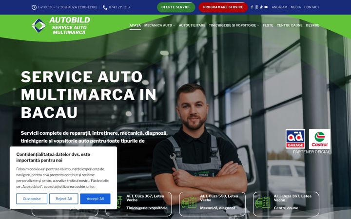 Screenshot of autobild-service.ro