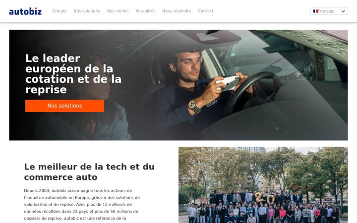 Captura de ecrã de autobiz.com