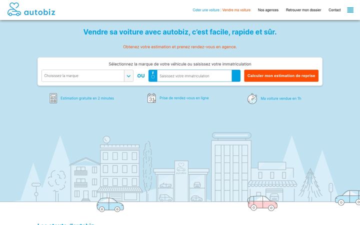 Captura de ecrã de autobiz.fr