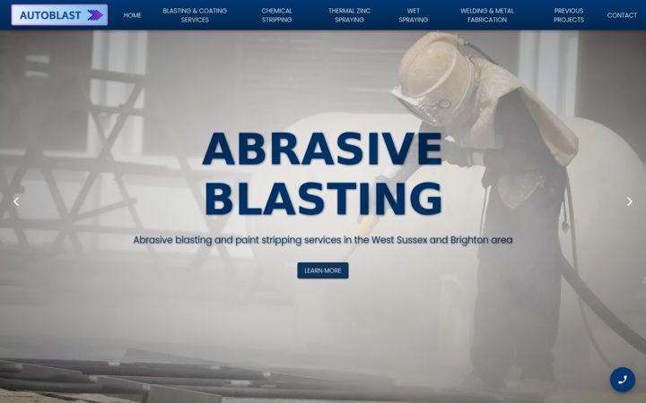Screenshot of autoblast.co.uk