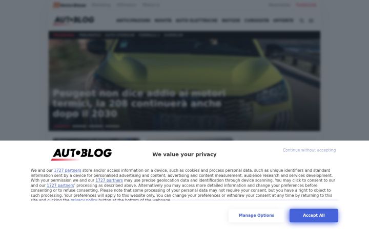 Screenshot van autoblog.it