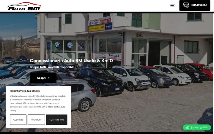 Zrzut ekranu autobm.it