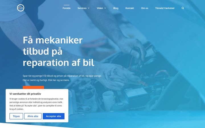 Screenshot of autobob.dk