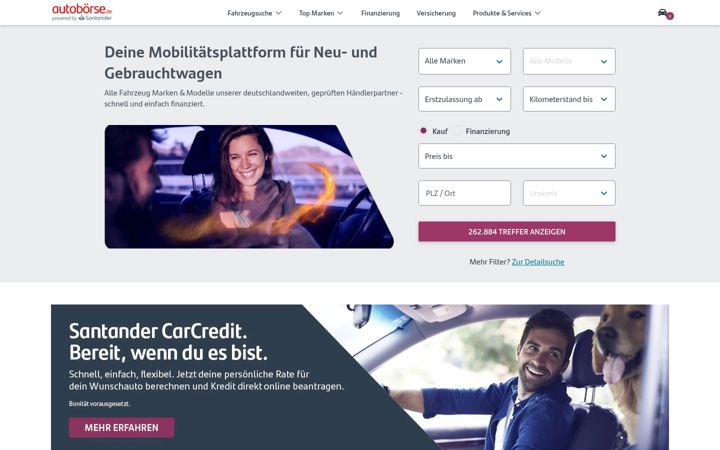 Screenshot of autoboerse.de