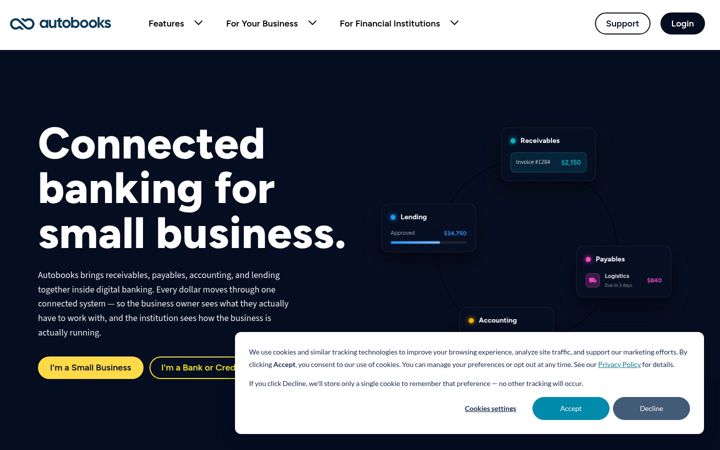 Screenshot von autobooks.co
