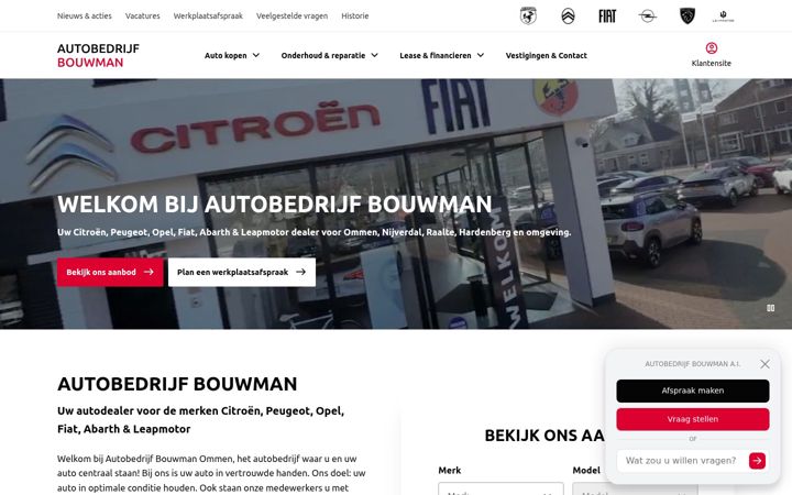 Snímek obrazovky autobouwman.nl
