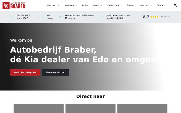 Screenshot of autobraber.nl