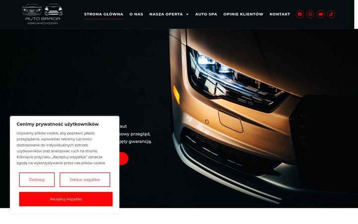 Screenshot of autobracia.pl