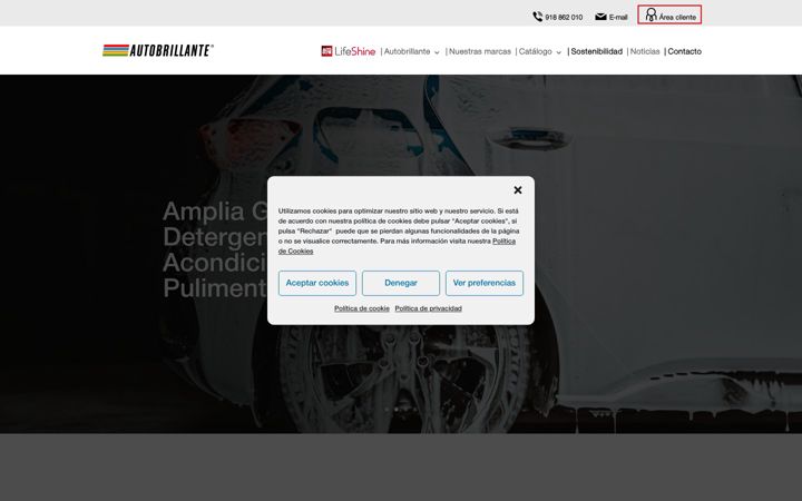 Capture d'écran de autobrillante.com